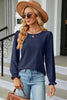🌸 Round Neck Flounce Sleeve T-Shirt by FitiqueFit