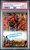 Graded 2024 Topps Bowman Best University Trevor Etienne #TE Bowman Masterpieces Auto Orange /25 Rookie RC Football Card PSA 10 Gem Mint