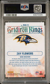 Graded 2023 Panini Donruss Zay Flowers #RGK9 Rookie Gridiron Kings Rookie RC Football Card PSA 10 Gem Mint
