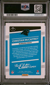 Graded 2017 Panini Donruss Christian McCaffrey #5 The Elite Series Rookies RC Football Card PSA 10 Gem Mint
