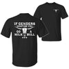 "If Gender Confuse You..." Funny Sarcastic T-Shirt - 2-Sided Unisex Quote Tee, Humor Apparel