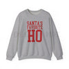 Edgy 'Santa's Favorite Ho' Viral Christmas Crewneck by Dog Mom Hat
