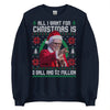 Baby Billy '8-Ball And 2 Million' Ugly Christmas Sweatshirt – Funny Uncle Baby Billy Quote Jumper, The Righteous Gemstones Holiday Gift by Dog Mom Hat