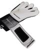 ONEKEEPER FUSION Contact Black - Black and White Hybrid Cut Pro-Level Goalkeeper Gloves