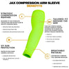 Jax | Restore Recovery Premium Arm Sleeve - Neon Green