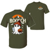 Boosch Light Halloween Tee - Spooky Ghost & Pumpkin 2-Sided Shirt, Funny Beer Parody
