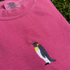Penguin Embroidered T-Shirt by EnjoyMyDesign LLC