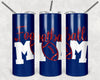 Football Mom 20 oz Skinny Tumbler by Anchored Grace Boutique