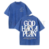 Double Sided Retro Washed 'God Has A Plan' Tee by Dog Mom Hat