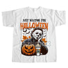 Halloween Horror Anime T-Shirt - Spooky Japanese Graphic Tee, Edgy Fall Wear