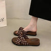 Polka Dot Platform Wedge Sandals – Boho Crisscross Slide by FitiqueFit