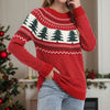Women's Casual Pine Pattern Sweater by FitiqueFit