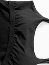 Scoop Neck Cropped Cami with Chest Pads