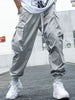 Men’s Multi‑Pocket Drawstring Cargo Pants by FitiqueFit