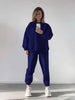 Women's Crewneck Sweatshirt & Jogger Pants Two-Piece Set – Loose Fit by FitiqueFit