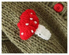 Women’s Mushroom Crochet Short Cardigan by FitiqueFit