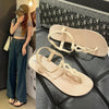 Women's Flat Buckle Strap Sandals by FitiqueFit