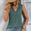 V-Neck Top for Women – Casual Loose-Fit Summer Blouse by FitiqueFit