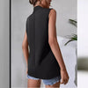 Women’s Mid-Length Suit Vest – Sleeveless Office Blazer