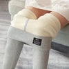 Women’s Lambswool Fleece-Lined High-Waist Winter Leggings by FitiqueFit