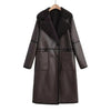 Women’s Belted Double-Breasted Winter Trench Coat by FitiqueFit