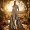 Leopard Print Wide-Leg Pants Set – Women’s Casual Two-Piece by FitiqueFit