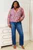 Angel Wings Woven Right V-Neck Long Sleeve Cardigan by Wild and Free Boutique