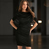 Women's Sleeveless Bodycon Midi Dress with Mesh Paneling – High Waist by FitiqueFit