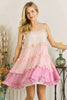 New Swiss Dot Ruffled Tiered Mini Dress For Summer – Feminine, Fluttering, Charming, Playful, Chic & Stylish by Stevvex