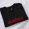 Embroidered 'Crashout' T-Shirt – Unisex Modern Classic Fit by Dog Mom Hat