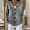 Women’s Button-Down Hoodie Cardigan Sweater Coat by FitiqueFit