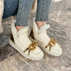 Thickened Pure Wool Flat Snow Boots Non-slip Waterproof