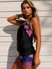 Women's Hollow-Out Tankini Swimsuit Set by FitiqueFit