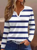 Notched Long Sleeve T-Shirt by Simply Love