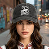 Horse Girl Embroidered Vintage Washed Baseball Cap – Adjustable Equestrian Hat by FitiqueFit