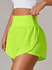 Pocketed High Waist Active Shorts