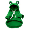 Soft Warm Cat Clothes For Small Dogs Cats Funny Halloween Cosplay Frog Costume Kitten Creative Sweatshirts Pet Autumn Hoodies by My Store