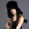 Women’s Korean Fox Fur Lei Feng Hat – Warm Winter Ear Protection Hat by FitiqueFit
