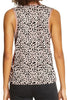 Leopard Print Round Neck Tank Top