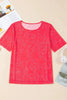 Round Neck Short Sleeve T-Shirt by Simply Love