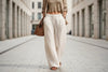 Women's Front-Button Cardigan Sleeveless Top & Long Pants Set by FitiqueFit