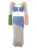 Tied Long Sleeve Top and Skirt Cover Up Set