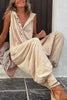 Women’s Sleeveless Hooded Relaxed Fit Jumpsuit by FitiqueFit