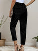 Women’s Distressed Stretch Jeans – Casual Elastic Waist Denim Joggers by FitiqueFit