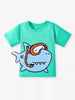 Children's Cartoon Shark Short Sleeve T-Shirt by Simply Love