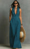 Women's Casual Polyester Midi Dress by FitiqueFit