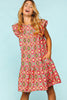 Full Size Ruffled Printed Dress with Side Pockets For Women – Trendy Ruffled Dress, Stylish Printed Dress, Pocketed Ruffled Dress, Casual Printed Dress, Functional Dress with Pockets, Flattering Ruffled Dress, Chic Printed Dress with Pockets by Stevvex