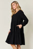 Light Green Double Take Full Size V-Neck Sleeve Tiered Dress with Pockets Elegant & Comfortable Casual Dress by Stevvex