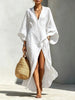 Women's Batwing Sleeve Loose Maxi Resort Dress by FitiqueFit