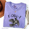 Comfort Colors "F-Caw-F" T-Shirt – Funny Raven Crow Tee by Dog Mom Hat